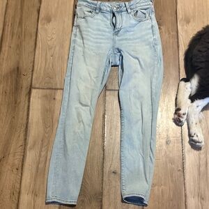 American Eagle Outfitters Light Blue Denim  skinny short